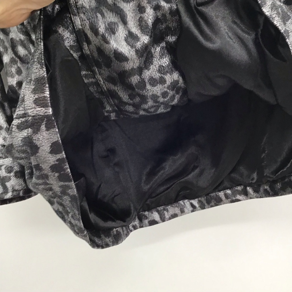 Multiples Leopard Print Shiny 3/4 Sleeve Double B… - image 7